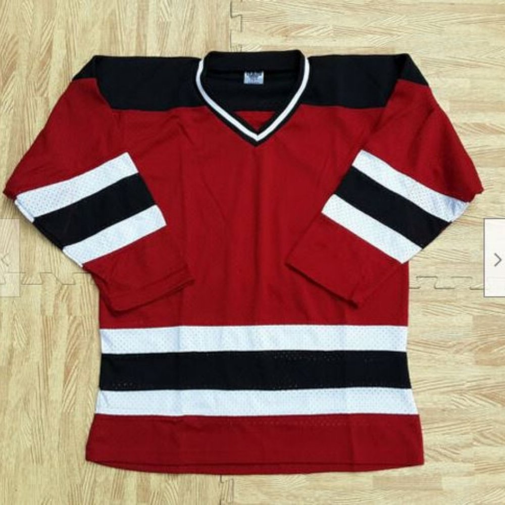 NOS YOUTH ICE HOCKEY PRACTICE JERSEY NJ DEVILS